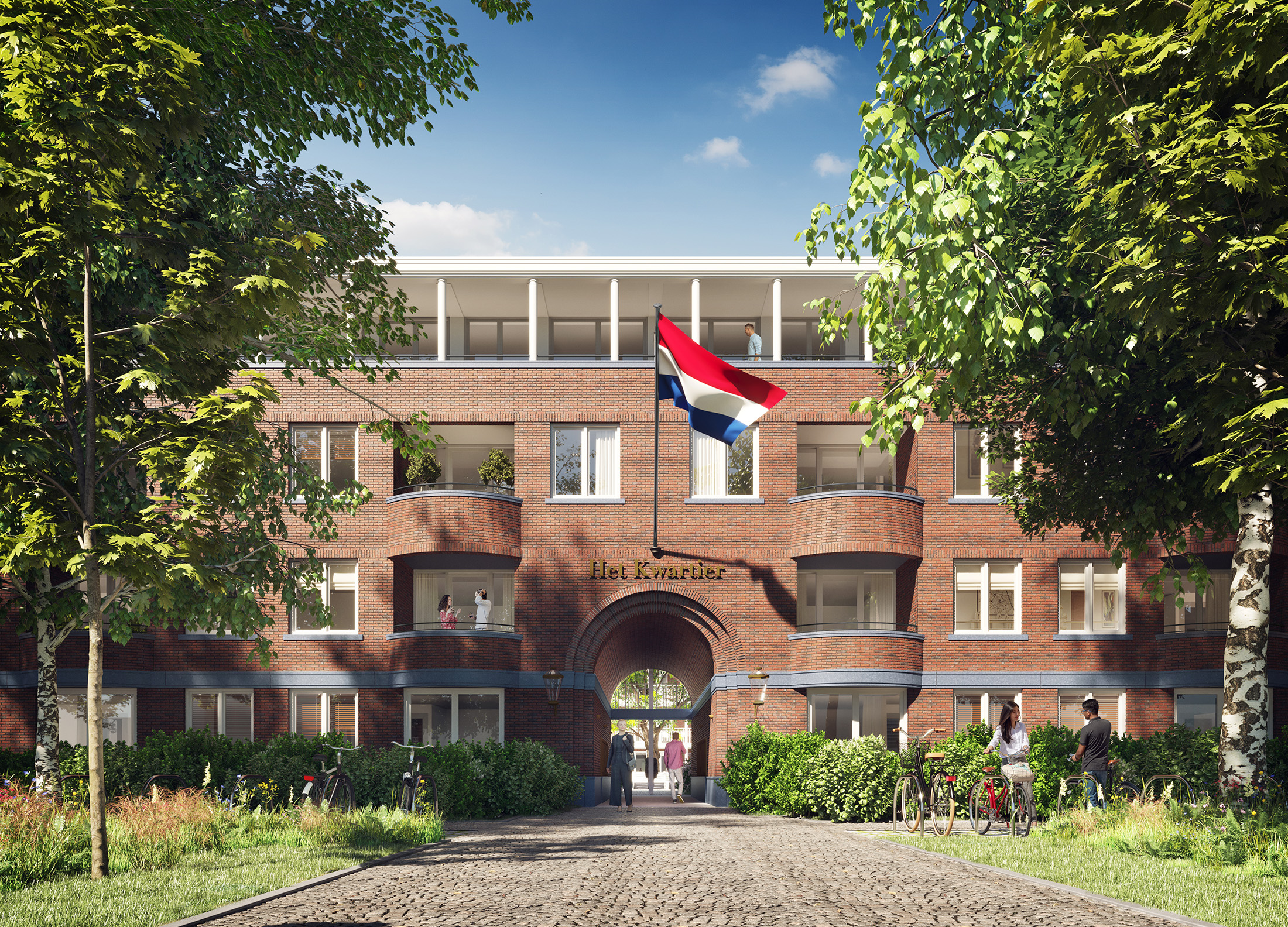 Foto van een gebouw ontworpen door Pols Architecten